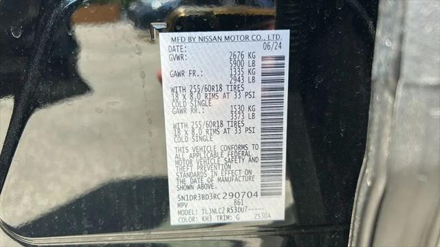 2024 Nissan Pathfinder SV 4WD