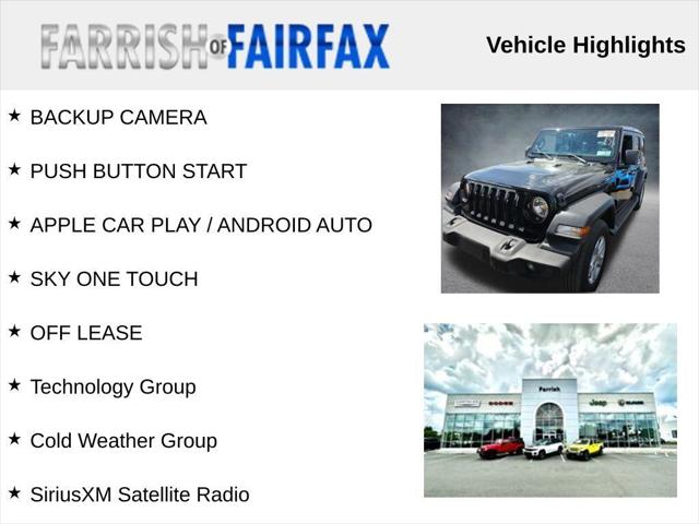 2022 Jeep Wrangler Unlimited Sport S 4x4