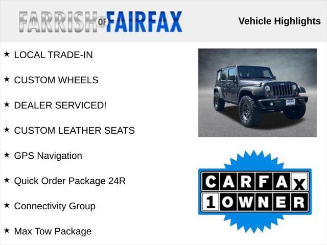 2017 Jeep Wrangler Unlimited Rubicon 4x4 2017 Jeep Wrangler Unlimited Rubicon 4x4