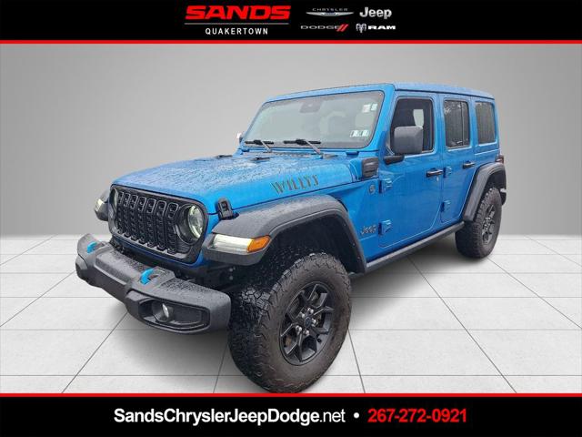2024 Jeep Wrangler 4xe Willys 4xe for sale in Quakertown, PA