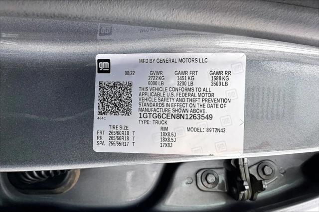 2022 GMC Canyon 4WD Crew Cab Short Box Elevation