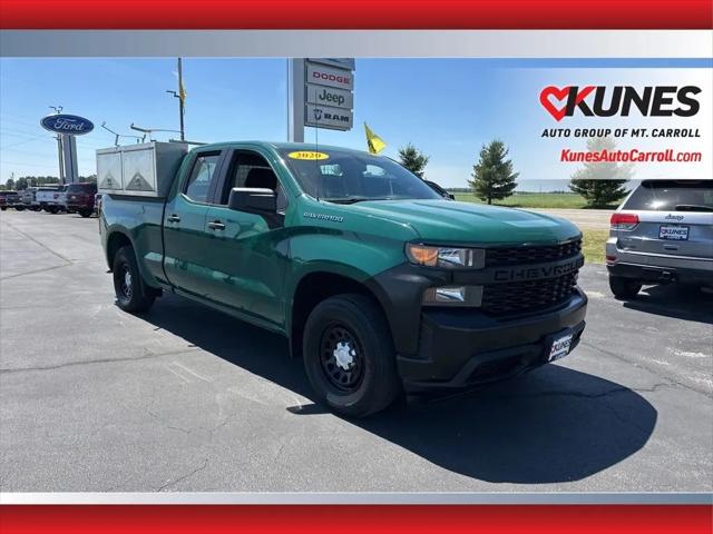 2020 Chevrolet Silverado 1500 2WD Double Cab Standard Bed WT for sale in Mount Carroll, IL