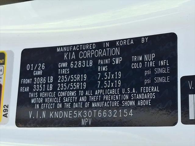 2026 Kia Carnival MPV SX