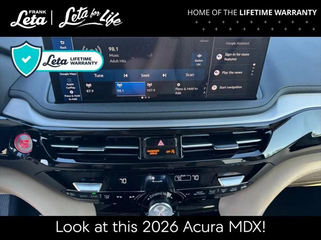 2026 Acura MDX Technology Package