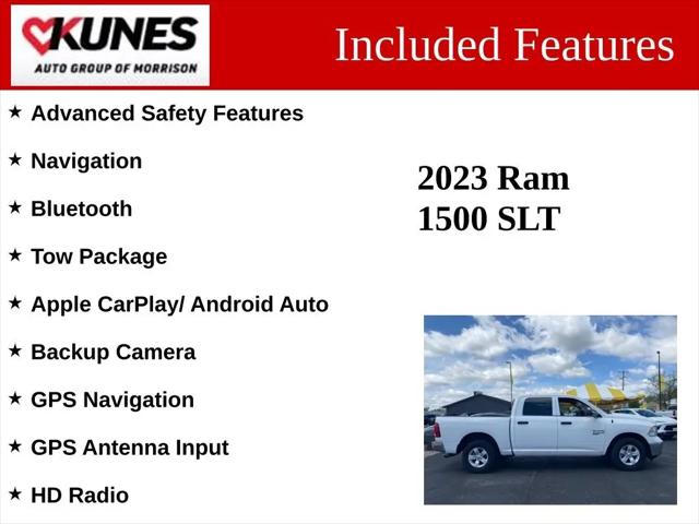 2023 Ram 1500 Classic SLT Crew Cab 4x4 5'7" Box
