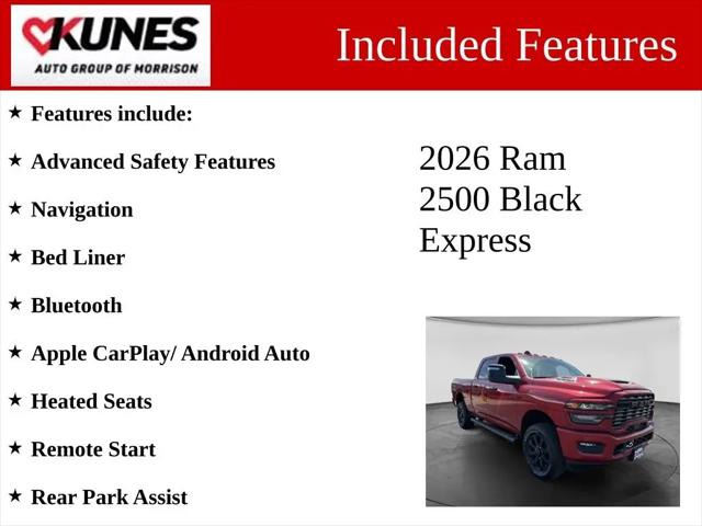 2026 Ram 2500 Black Express Crew Cab 4x4 64 Box