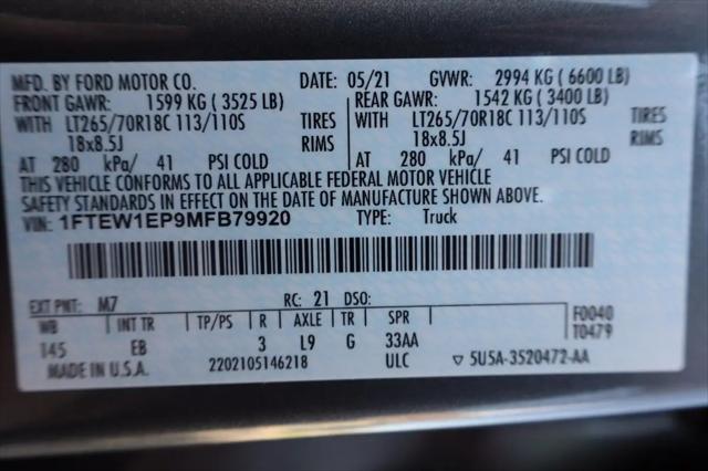 2021 Ford F-150 LARIAT