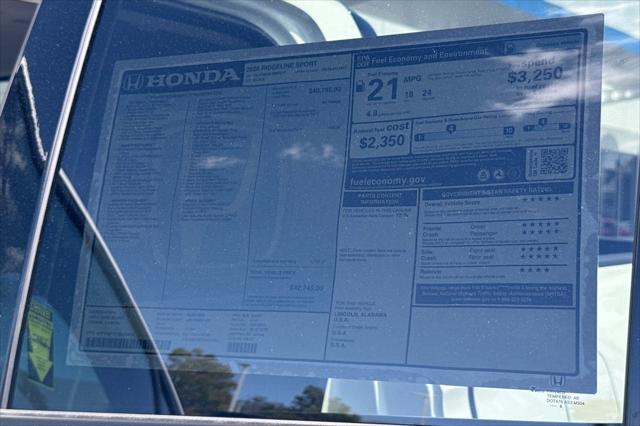 2026 Honda Ridgeline Sport