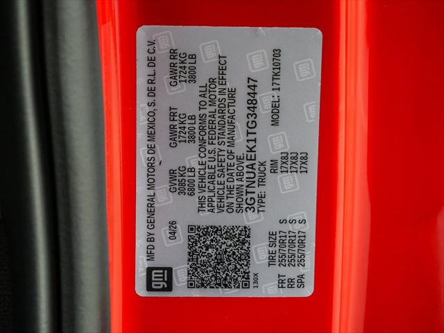 2026 GMC Sierra 1500 Regular Cab, Standard Bed, Pro, 4WD