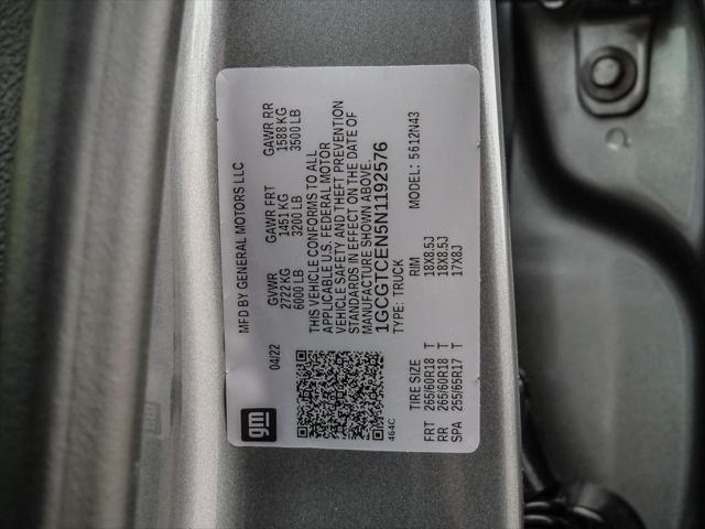 2022 Chevrolet Colorado 4WD Crew Cab Short Box LT