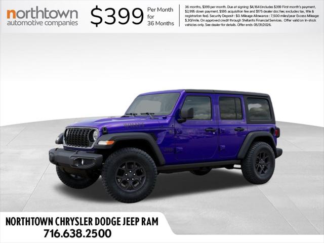 2026 Jeep Wrangler WRANGLER 4-DOOR WILLYS 2026 Jeep Wrangler WRANGLER 4-DOOR WILLYS