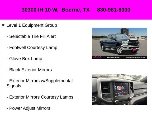 2024 Ram 2500 Big Horn Crew Cab 4x4 6'4" Box