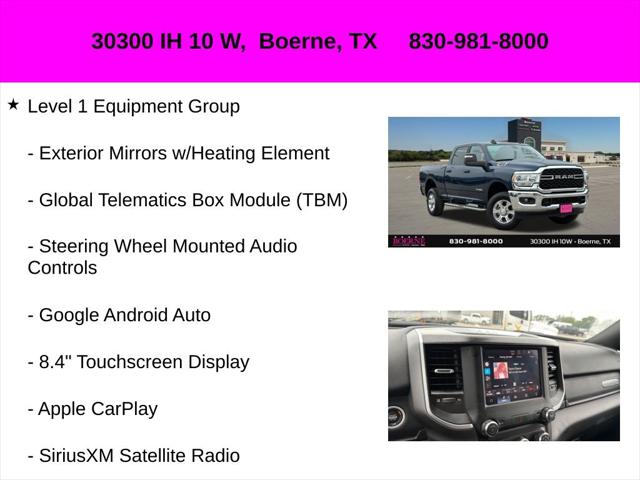 2024 Ram 2500 Big Horn Crew Cab 4x4 6'4" Box