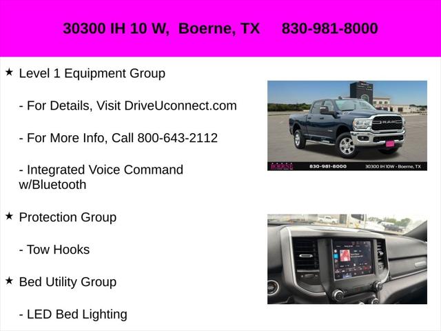 2024 Ram 2500 Big Horn Crew Cab 4x4 6'4" Box