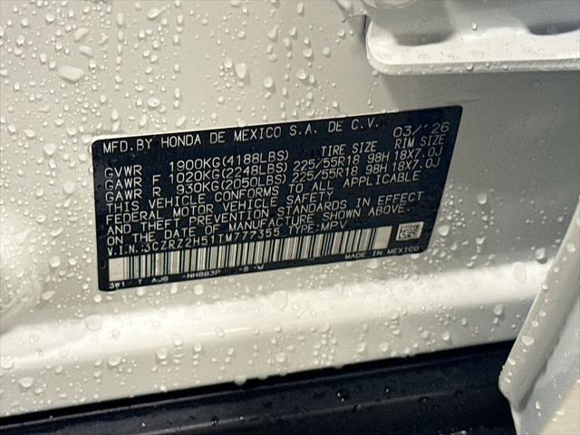 2026 Honda HR-V AWD Sport