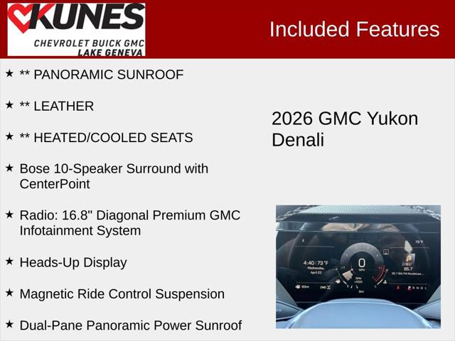 2026 GMC Yukon 4WD Denali
