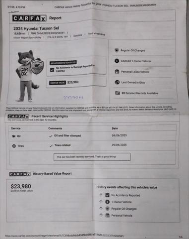 2024 Hyundai Tucson SEL