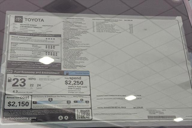 2026 Toyota 4Runner Platinum