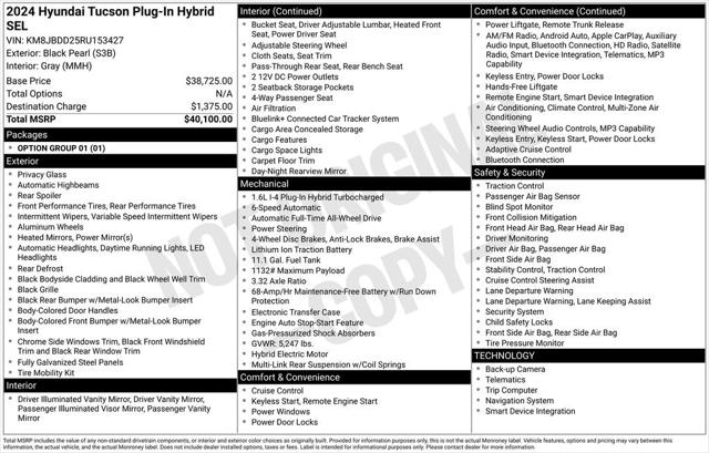 2024 Hyundai Tucson Plug-In Hybrid SEL