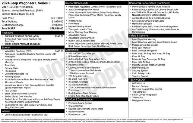 2024 Wagoneer Wagoneer L Series II 4x4