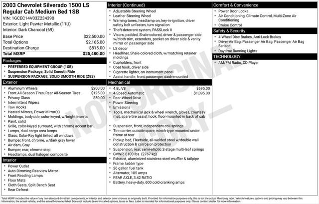 2003 Chevrolet Silverado 1500 LS