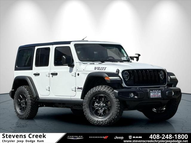 2026 Jeep Wrangler 4-Door Willys 4x4 for sale in San Jose, CA