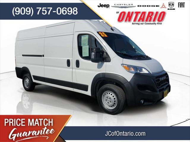 2025 Ram ProMaster 2500 Cargo Van Tradesman High Roof 159" WB w/Pass Seat for sale in Ontario, CA