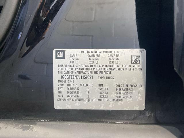 2018 Chevrolet Colorado ZR2