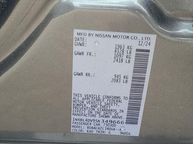 2025 Nissan Altima SV FWD