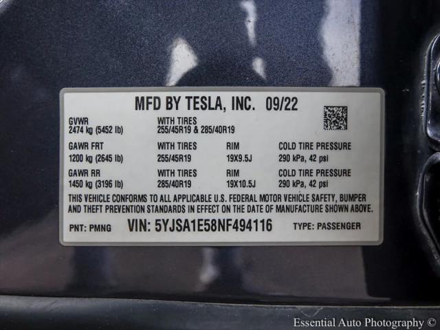 2022 Tesla Model S Dual Motor All-Wheel Drive