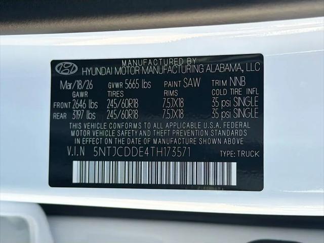 2026 Hyundai Santa Cruz SEL Activity