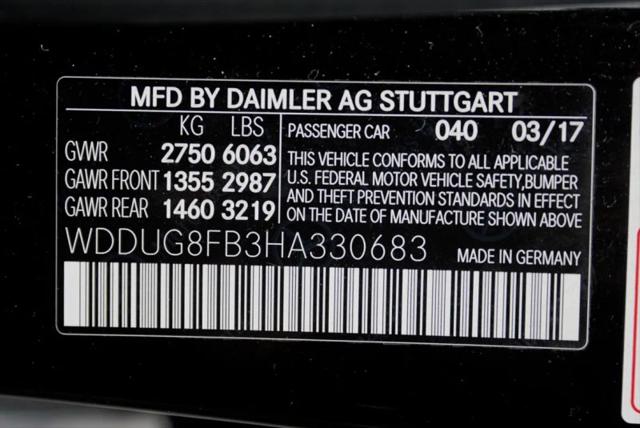 2017 Mercedes-Benz S 550 4MATIC
