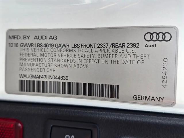 2017 Audi A4 2.0T ultra Premium