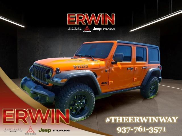 2026 Jeep Wrangler WRANGLER 4-DOOR WILLYS 2026 Jeep Wrangler WRANGLER 4-DOOR WILLYS
