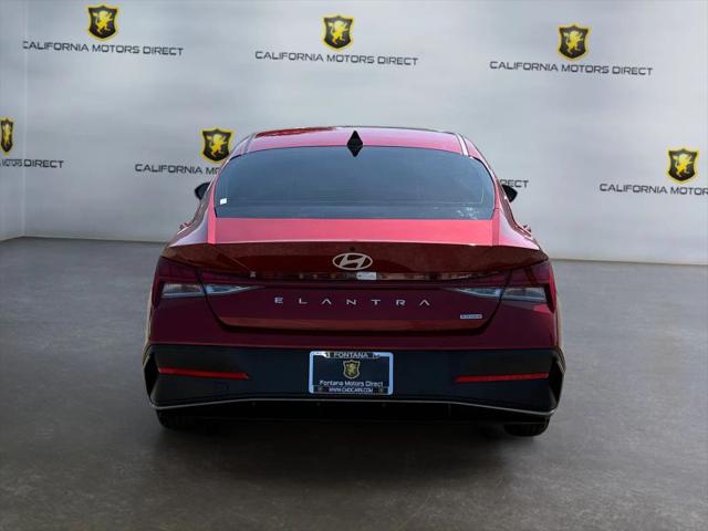 2025 Hyundai Elantra Hybrid Blue
