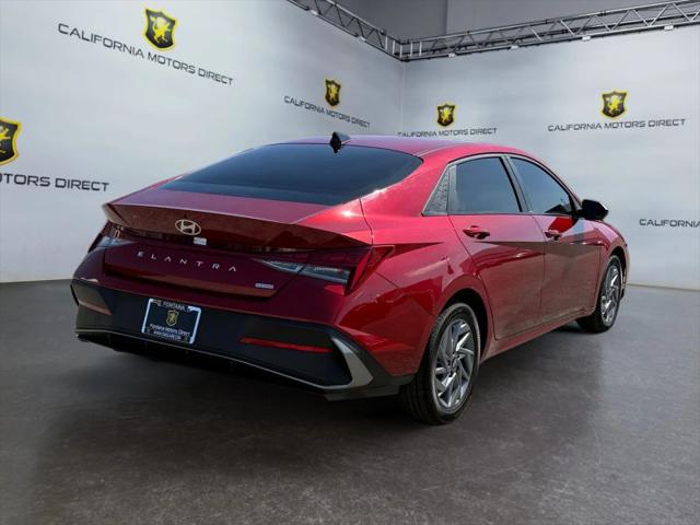 2025 Hyundai Elantra Hybrid Blue