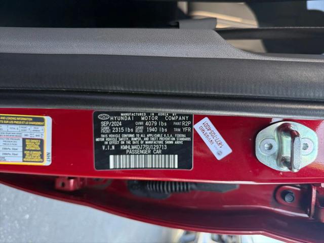 2025 Hyundai Elantra Hybrid Blue