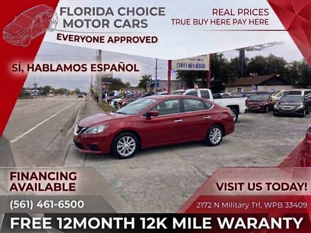 2018 Nissan Sentra SV for sale in West Palm Beach, FL