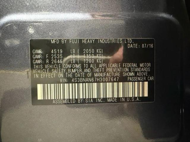 2017 Subaru Legacy 2.5i Limited