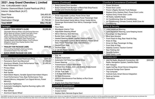 2021 Jeep Grand Cherokee Limited 4x4