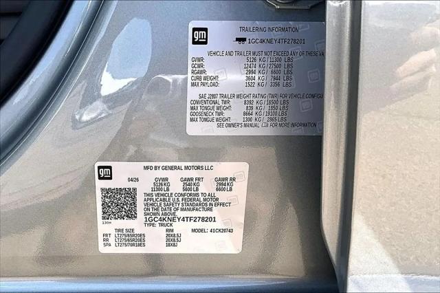 2026 Chevrolet Silverado 2500HD Crew Cab, Standard Bed, LT, 4WD