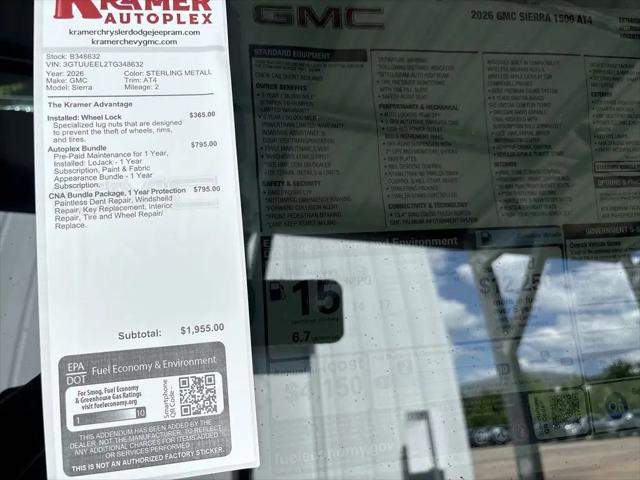 2026 GMC Sierra 1500 Crew Cab, Short Bed, AT4, 4WD