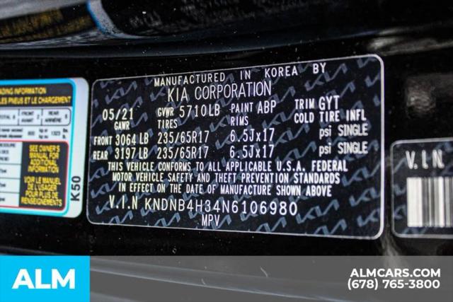 2022 Kia Carnival MPV LX Seat Package