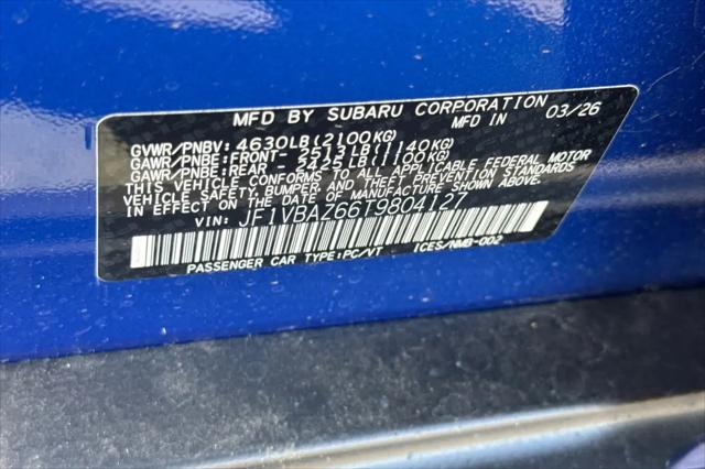 2026 Subaru WRX tS