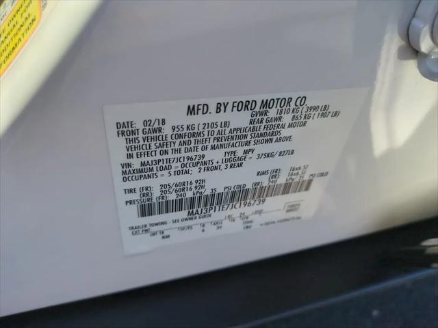 2018 Ford EcoSport SE