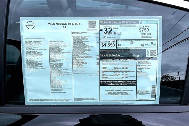 2026 Nissan Sentra SR