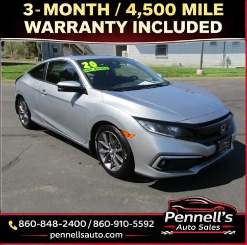 2020 Honda Civic Coupe EX for sale in Uncasville, CT