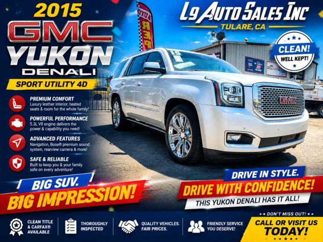 2015 GMC Yukon Denali for sale in Tulare, CA