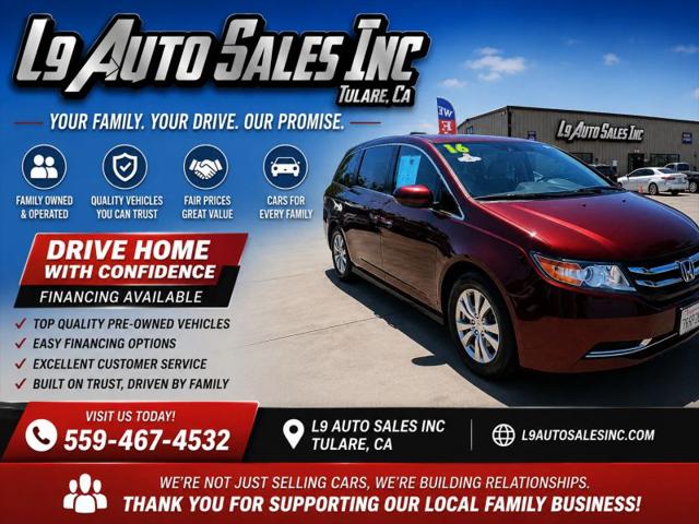 2016 Honda Odyssey EX-L for sale in Tulare, CA