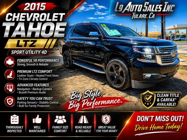 2015 Chevrolet Tahoe LTZ for sale in Tulare, CA